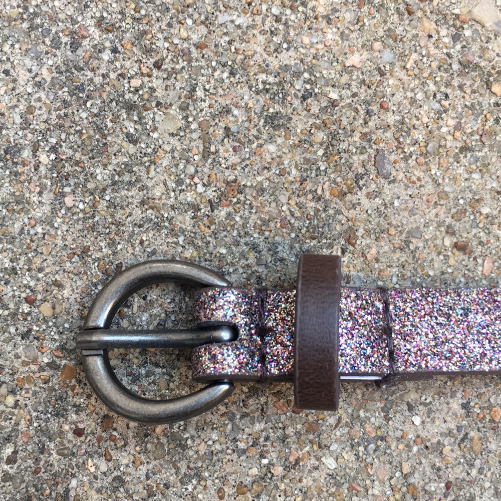 Target glitter belt